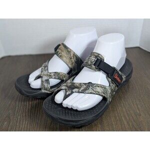 Skechers Strappy Outdoor Sandals Womens 8 Camouflage Green Mossy Oak Hiking